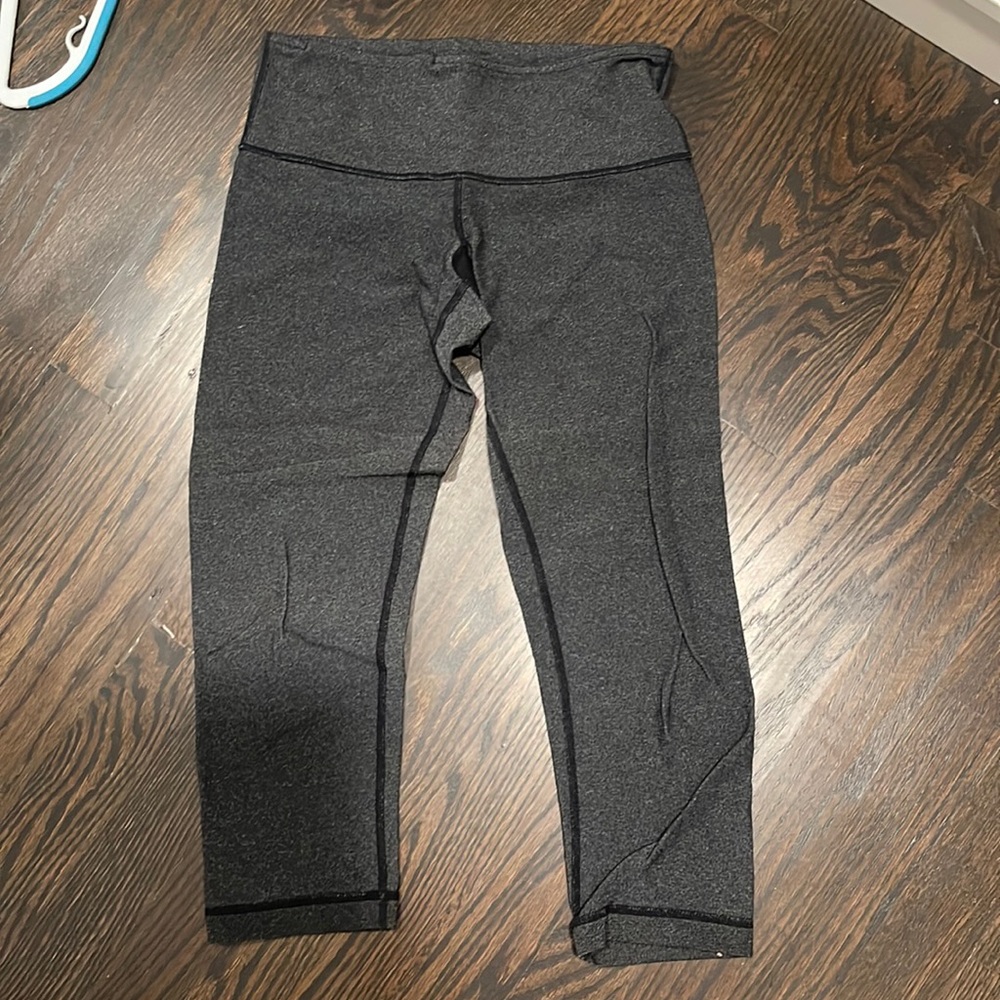 Lululemon size xs leggings dark grey.